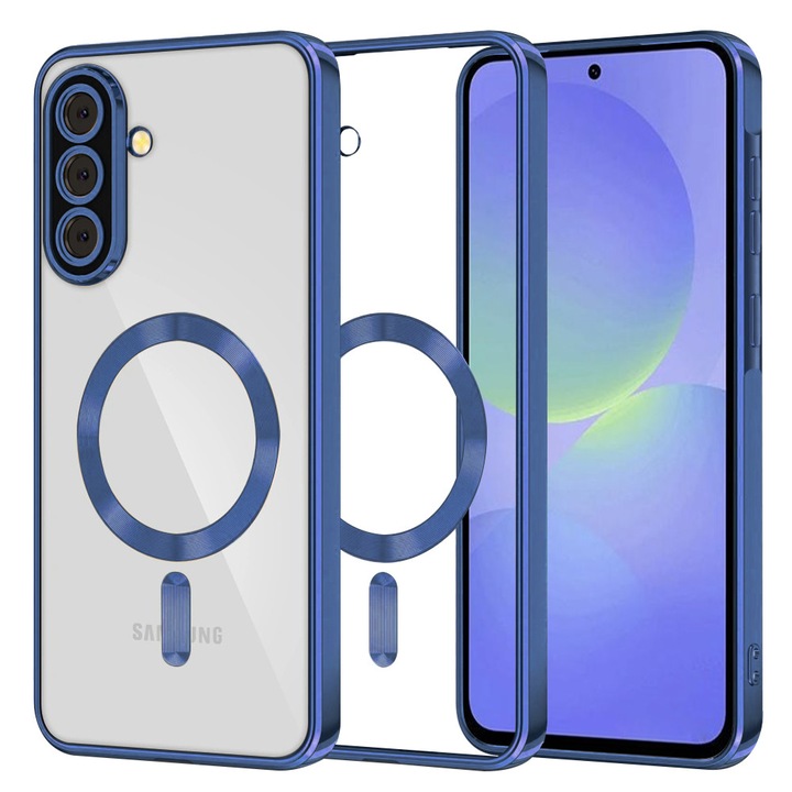 Husa Protectie Compatibila cu Samsung Galaxy A36 5G / A56 5G, Tim, Deep Blue