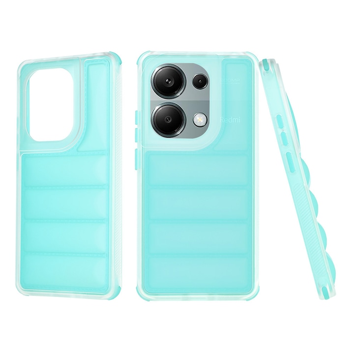 Carcasa de protectie pentru Xiaomi Redmi Note 13 Pro 4G / Xiaomi Poco M6 Pro 4G, turcoaz