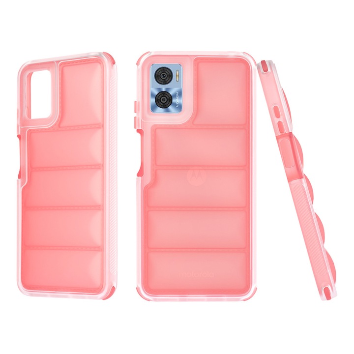 Husa telefon Wave Shield Motorola Moto E22 / Moto E22i Rosu