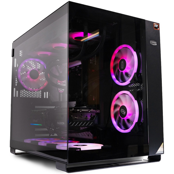 Spacer Annihilator gaming asztali számítógép, AMD Ryzen™ 9 9900X3D, 32GB DDR5, 2TB SSD, Asrock Radeon RX 9070 XT Challenger 16GB GDDR6, No OS, Fekete
