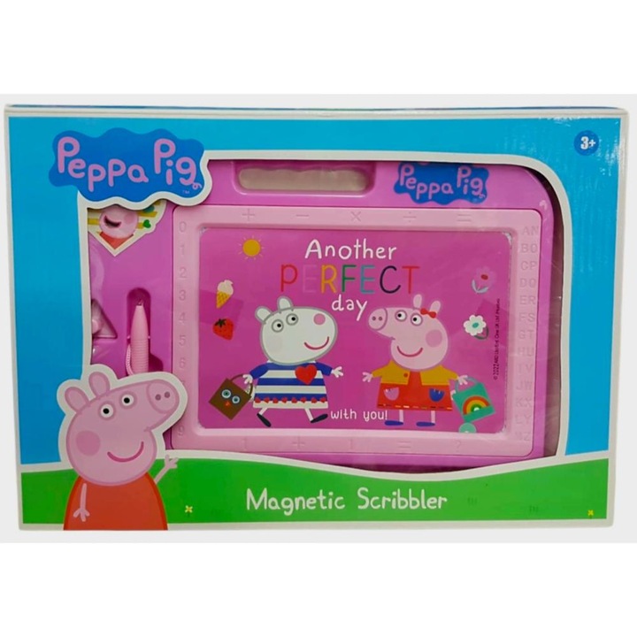 Tablita Pepa Pig 28×18 cm, scris, sters, distractiva si educativa