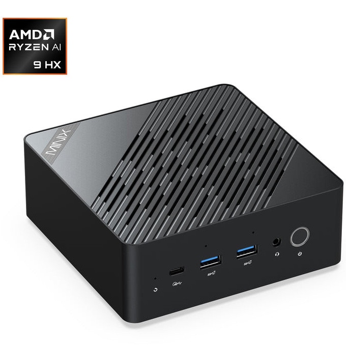 Mini PC Minix ER937 cu procesor AMD Ryzen™ AI 9 HX 370 pana la 5.1