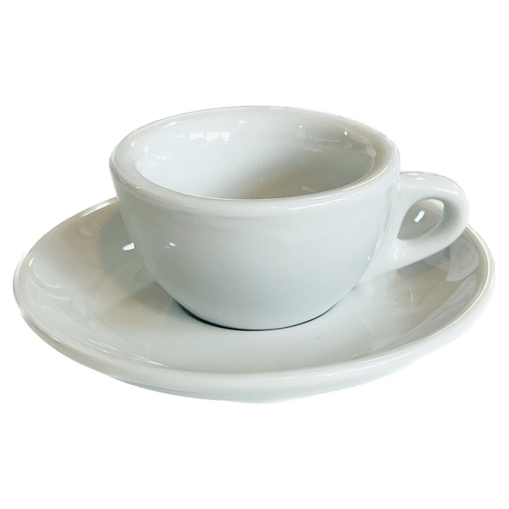 Set 2 Cani de espresso „MIMOSA” 65ml - albe