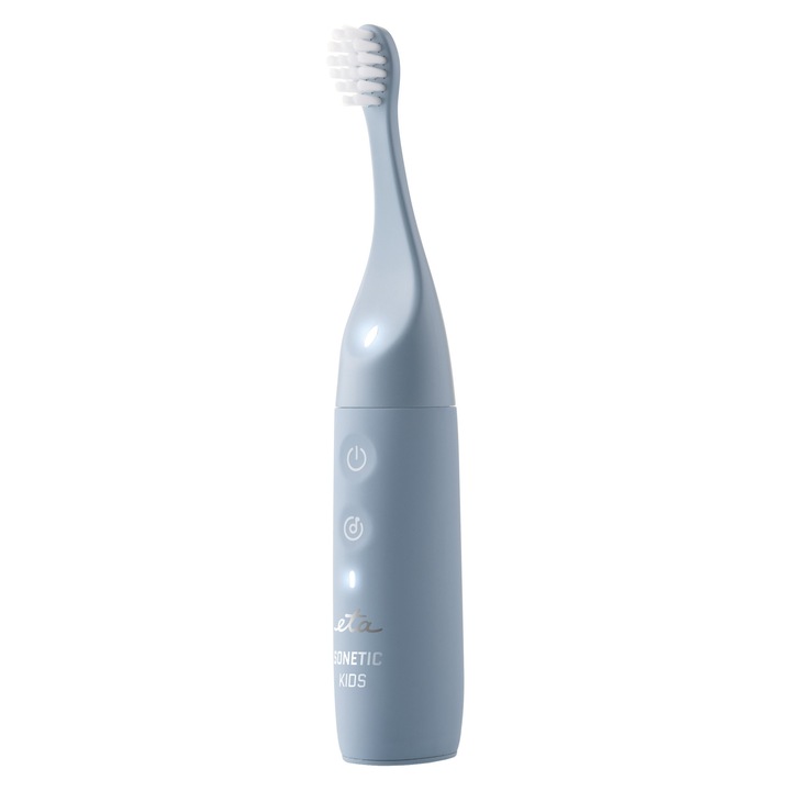 Periuta electrica sonica pentru copii ETA Sonetic Kids 1710 90000, IPX7, USB-C, baterie Li-ion 3.7 V / 350 mAh, albastru