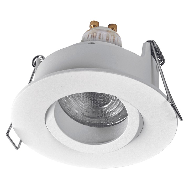 OSRAM Smart Matter Wi-Fi (2.4 GHz) GU10 RGBTW keret és spotlámpa szett, 4.7W, 250lm, IP65, kompatibilis a Smart+ alkalmazással és más Matter-kompatibilis platformokkal, Fehér