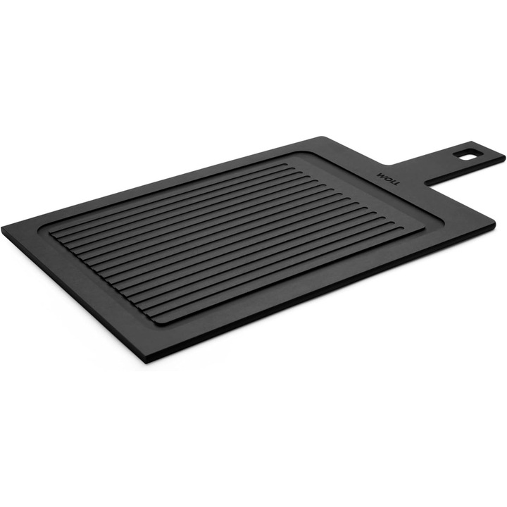 Tocator Woll Cut & Serve 49x24 cm, Compozit Hartie FSC, Negru Mat