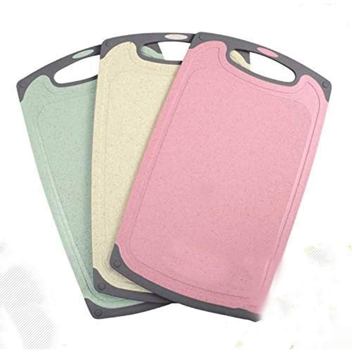 Set 3 Tocatoare Eco Paie Grau, Antiderapante, Sigure, Usor de Curatat