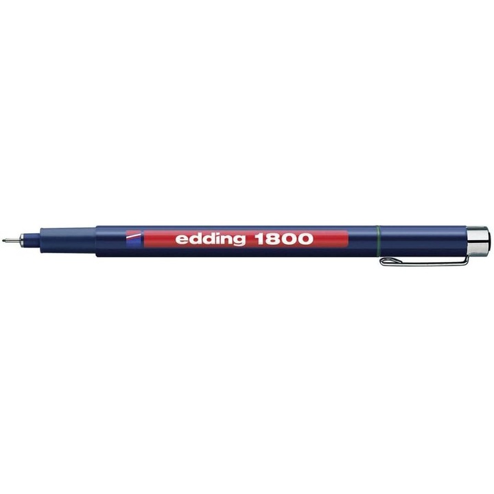 Pix Edding 1800 Profipen, negru, 0.5mm, precizie fină