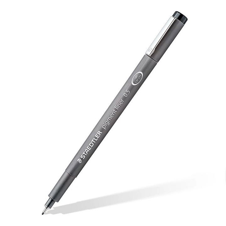 Liner pigment negru Staedtler, 0.05mm, fin, set 1, 135x11mm