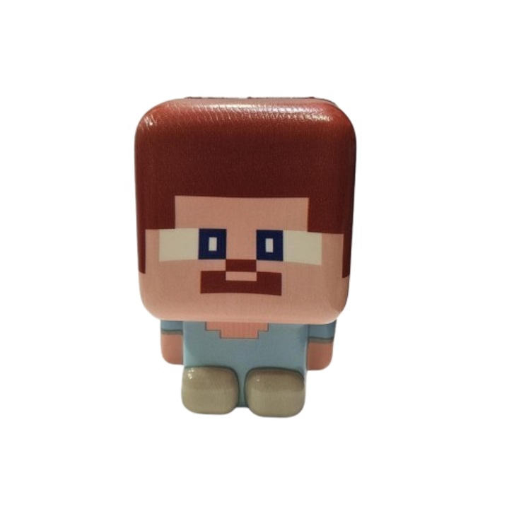 Скуиши Майнкрафт, Стиви, Пяна, Многоцветен, 10х8 см