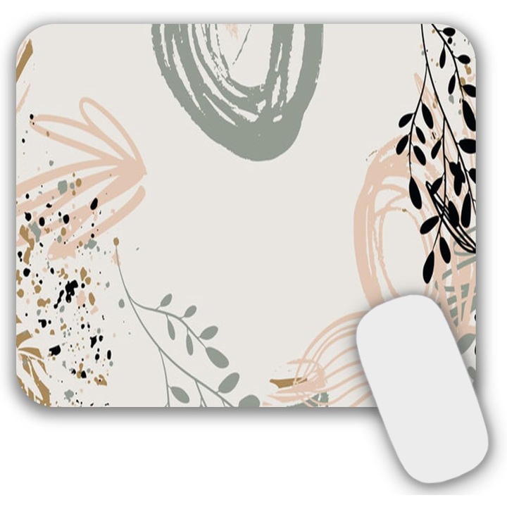 Mouse Pad Mic 240x200mm cu Design, Suprafata Neteda