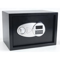 Seif electronic pentru 2 pistoale, Districofre, 250x350x250 mm, cu sistem anti-efractie, inchidere cu cifru si cheie