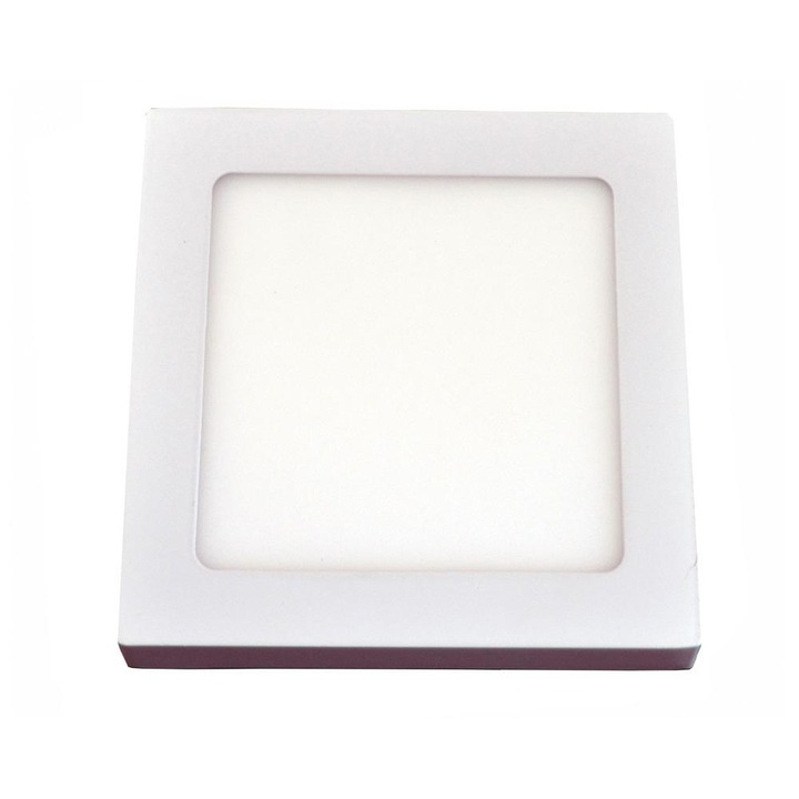 Aplica LED patrata cu montaj aplicat 12W, 6500 K, 910 LM, 17x17cm, Braytron BR-BP04-31230