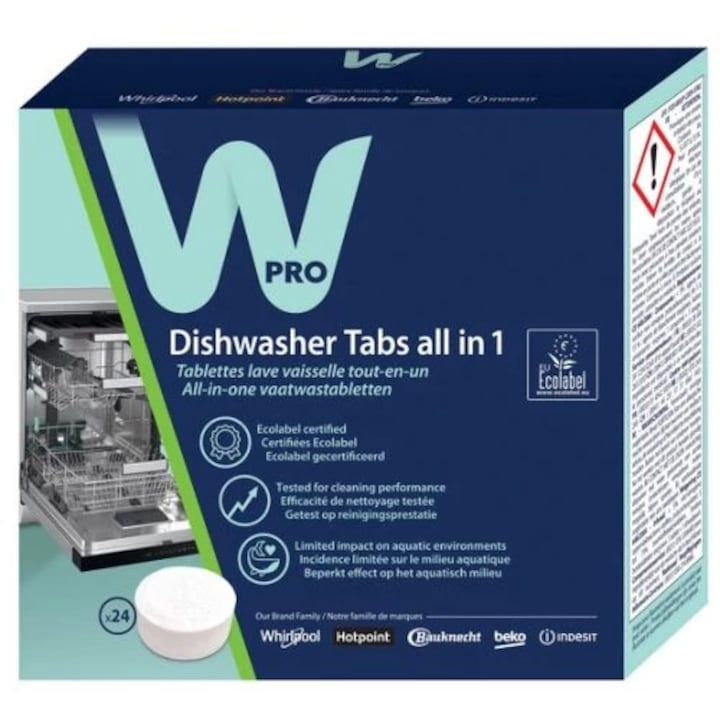 Wpro All in 1 mosogatógép tabletta – Ecolabel