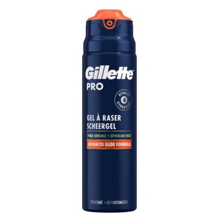 Gel de ras, Gillette, Advanced ProGlide, pentru piele sensibila, 200 ml