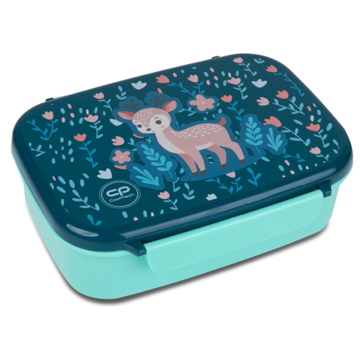 Кутия за храна Coolpack, Foody DEER, 18х14х6см, Многоцветна
