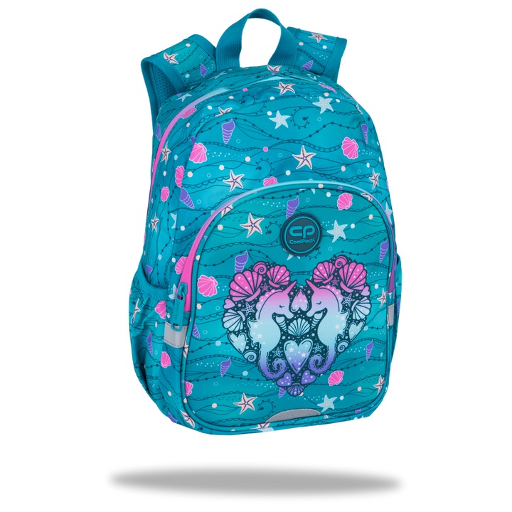 Раница за детска градина Coolpack Toby, SEAFISH, 35 х 26 х 12 см, Многоцветна