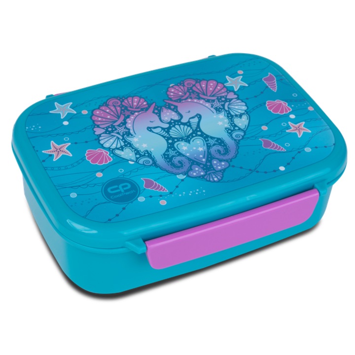 CoolPack ételtároló doboz, Foodyx SEAFISH, 18x14x6cm, Többszínű