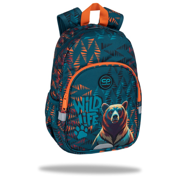 Раница за детска градина Toby Coolpack, BEAR, 35 х 26 х 12 см, Многоцветна