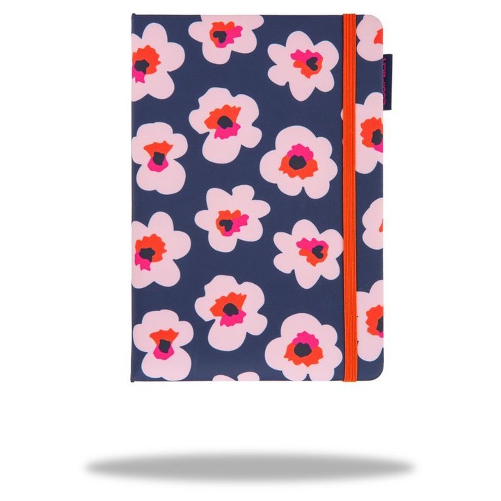 CoolPack A5 füzet, textil borítás, FLORES NINA