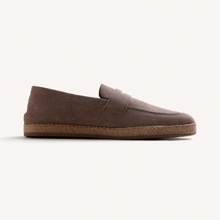 Gioseppo, Espadrile din piele intoarsa Juja, Maro taupe