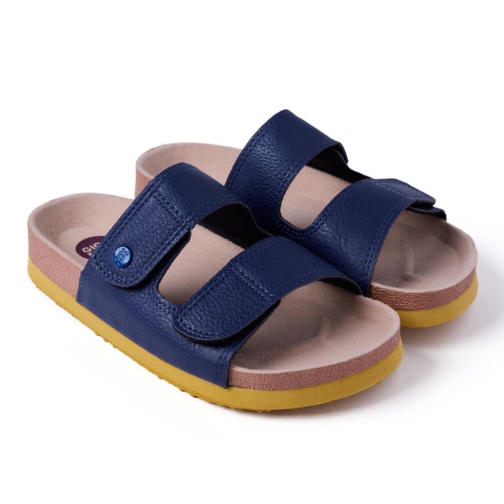 Gioseppo, Papuci din piele ecologica, Bleumarin