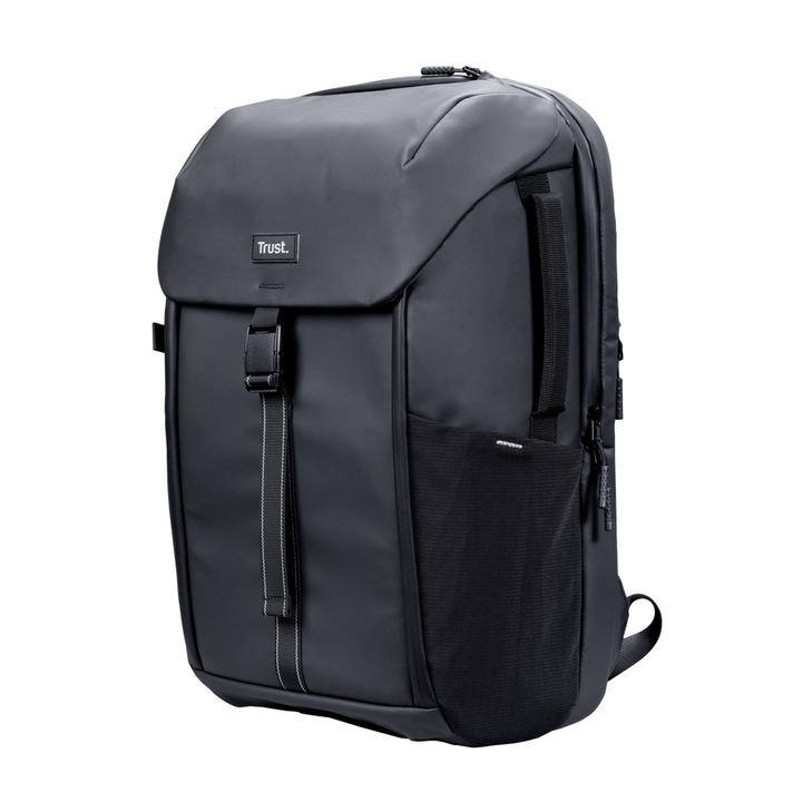 Rucsac Trust JERSEY, 17 inch, 25L, impermeabil PX4, negru