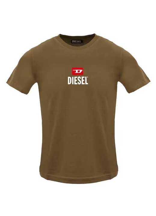 Tricou barbati maneca scurta maro, Maro cafeniu