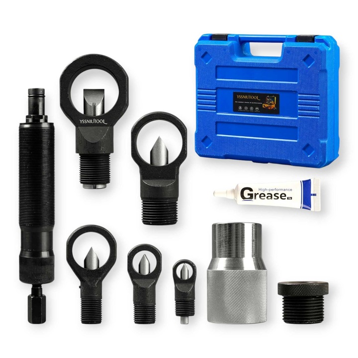 Set Hidraulic de Tăiat Piulițe 10 Tone 5 piese M8-M24 HA-2640 Haina