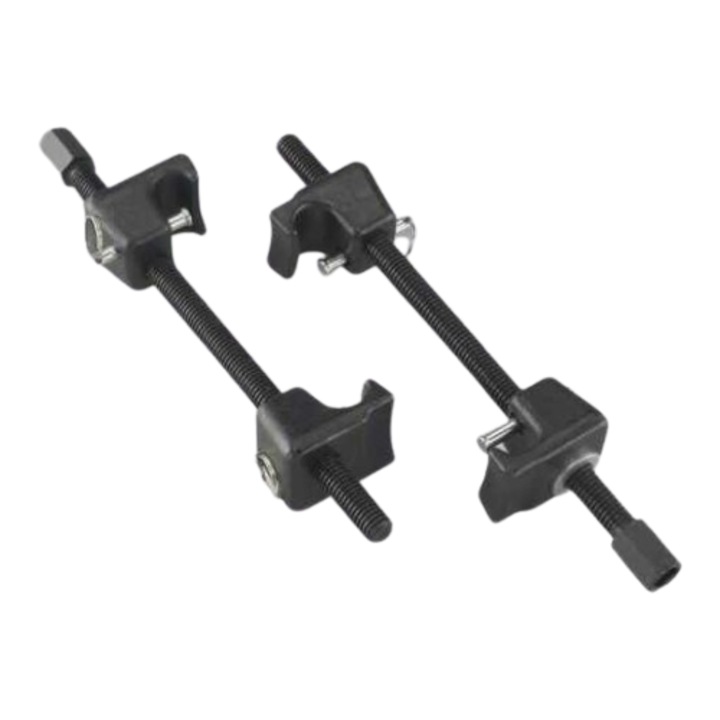 Set de Compresoare de Arcuri cu Rețea de Siguranță - Instrument Auto Mecanic din 2 Piese - Capacitate de Încărcare 1200 kg