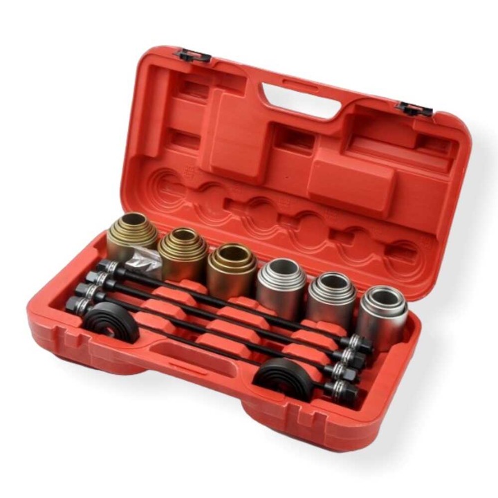 Set profesional de 26 piese pentru extragerea și instalarea bucșelor (34-84 mm) - HITMAN HA-6019