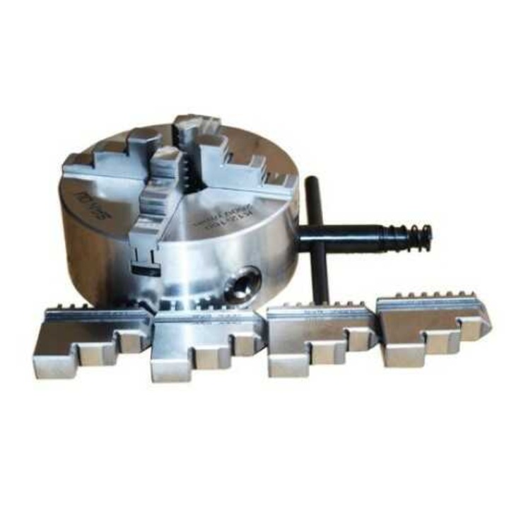 Mandrina de Strung Auto-Centrant Industrial cu 4 Bacuri 160mm - K12-160 HITMAN