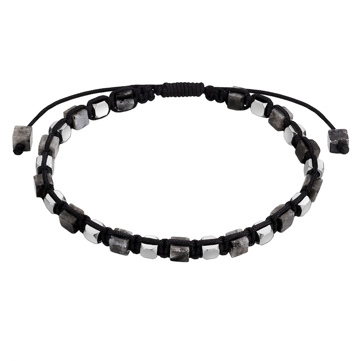 True Rebels, Bratara ajustabila cu pietre semipretioase, Argintiu