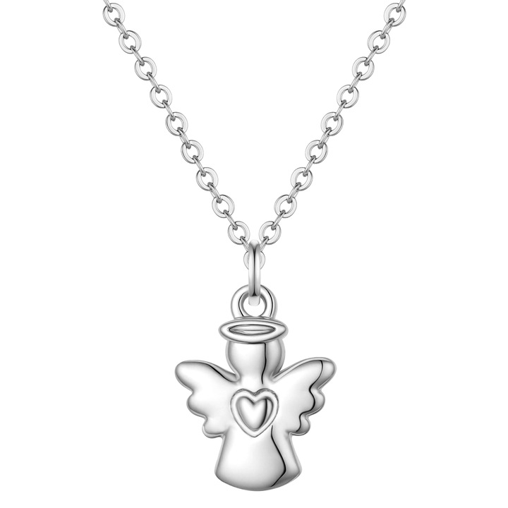 Lulu & Jane, Colier-lant cu pandantiv, Argintiu