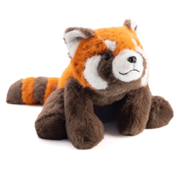 Плюшена играчка малка червена панда, мече Густав, плюшена играчка, 30 см