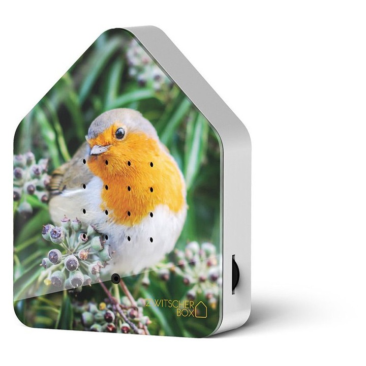 Audiobox Sunete Ambientale Pasari de Padure Robin, Senzor Miscare, 120 sec, Baterii Incluse