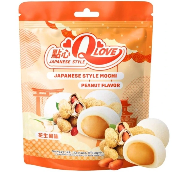 QLove mogyorós hagyományos mochi TWN 120g