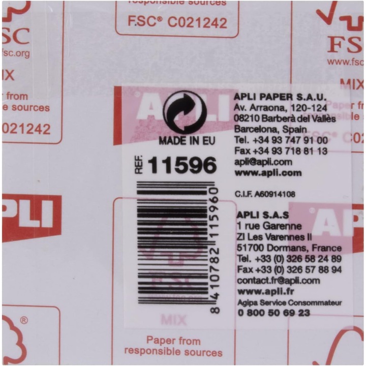 Bloc de note lipicioase Apli, 250 coli, 51x51mm, multicolor