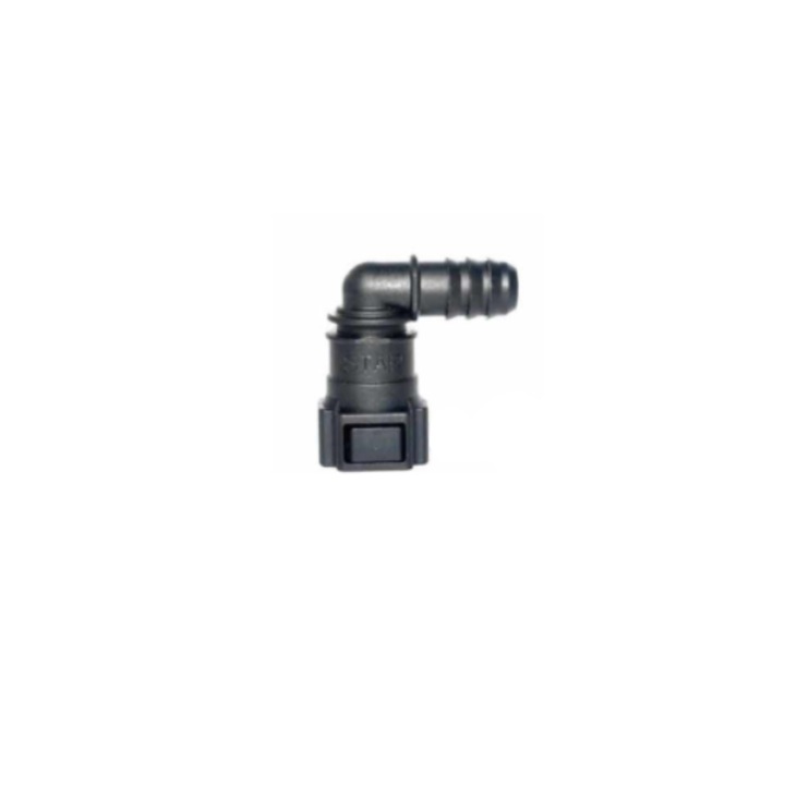 Mufa rapidă Cot pentru conducte alimentare 13mm, plastic, PAA-auto
