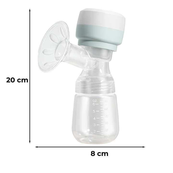 Pompa de san electrica model hibrid 2 in 1 Kidizi 103, model ajustabil, mod stimulare lactatie, pompare si masaj, 19 niveluri de intensitate