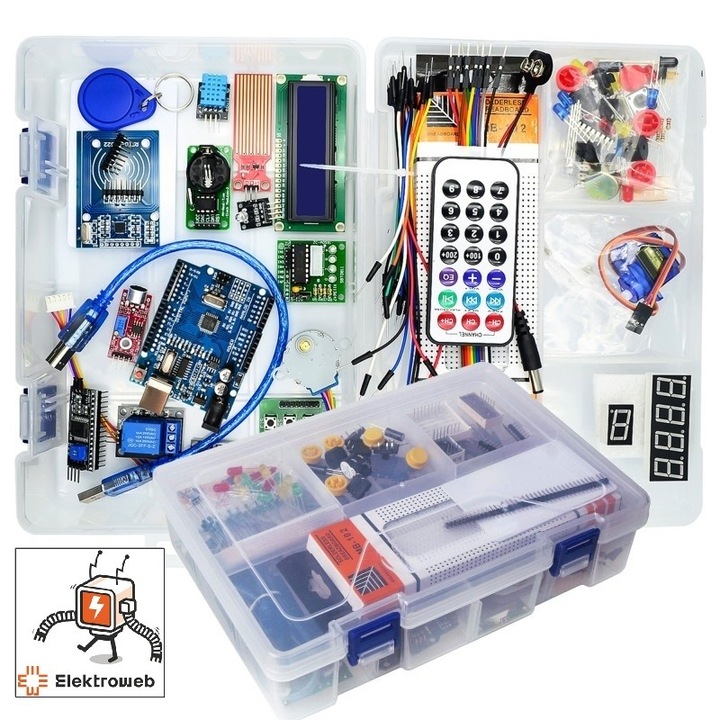 XXL Комплект за първи стъпки в програмирането, съвместим с Arduino UNO