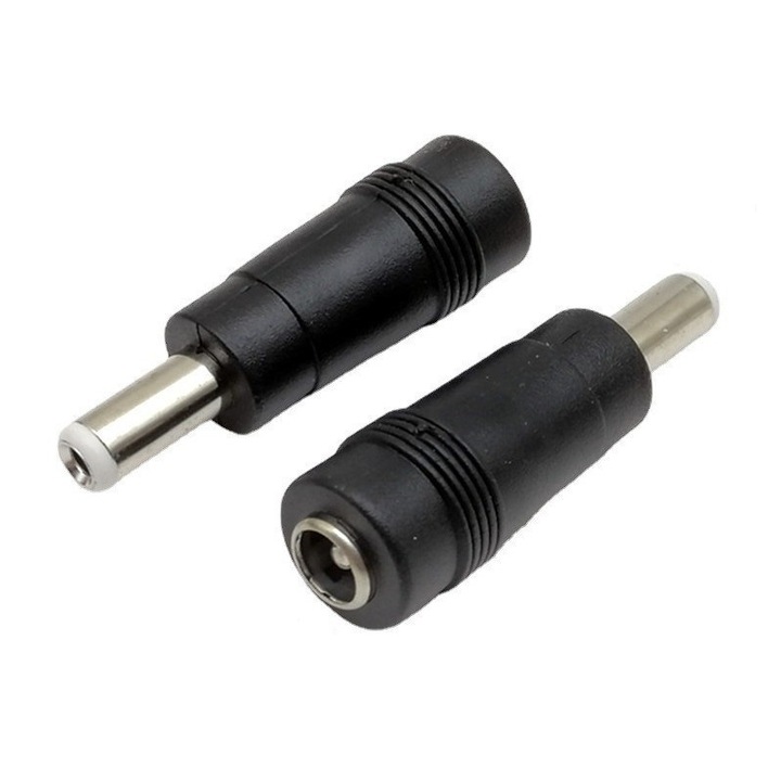 Адаптер от гнездо DC 5.5/2.1 към щепсел DC 5.5/2.5