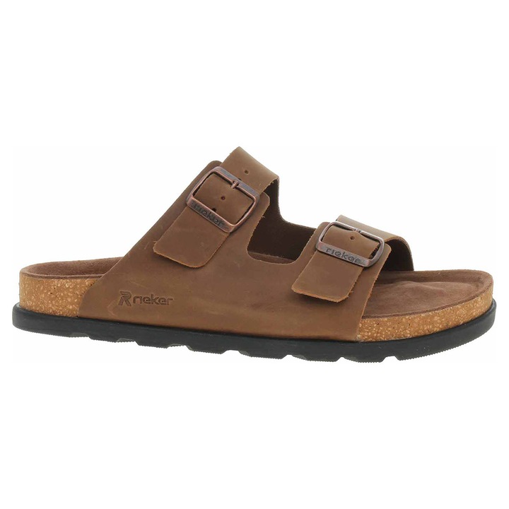 Papuci barbati Rieker 21190-26, maro, Maro
