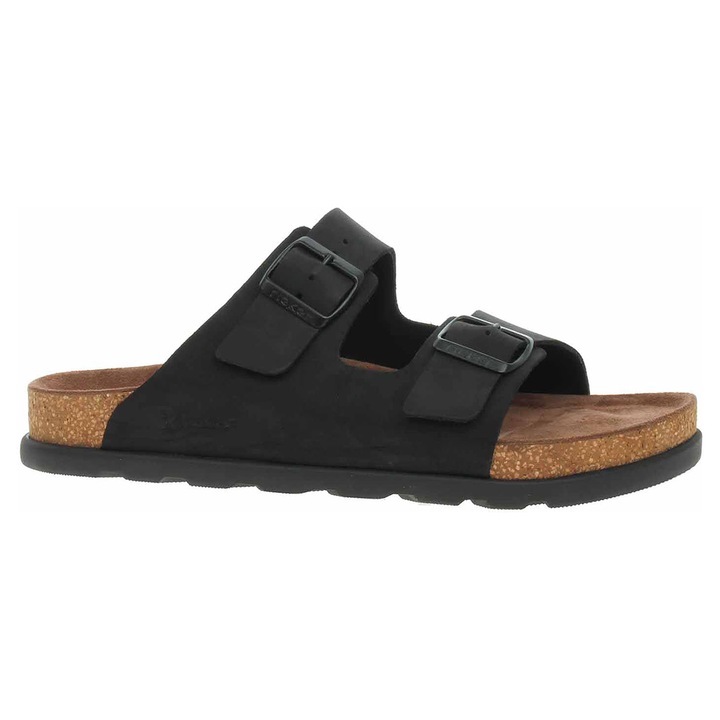 Papuci barbati Rieker 21190-00, negru, Negru