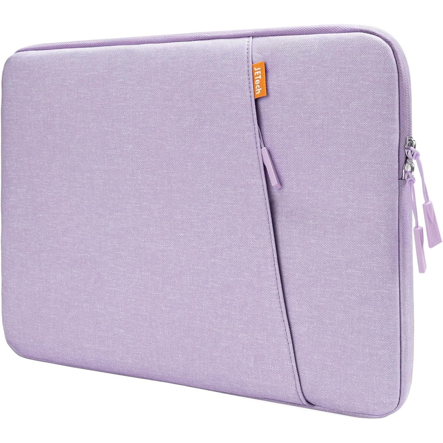 Husa Laptop JETech 13-14 Inch, Impermeabila, Mov Deschis, cu Buzunar Accesorii