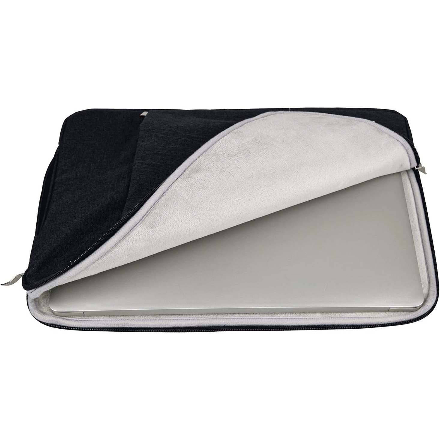 Husa laptop RAINYEAR 15 inch, geanta protectie, neagra