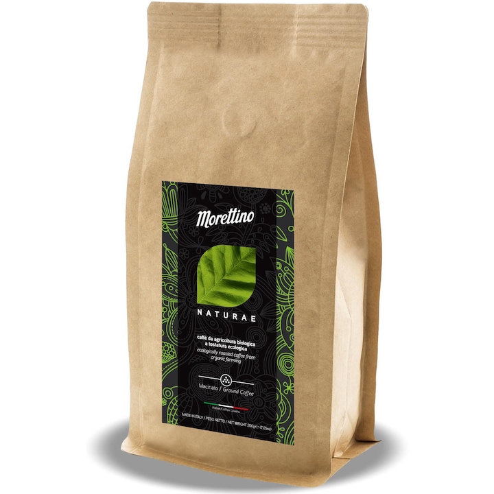 Morettino kézműves őrölt kávé, Naturae, Bio, 200 g