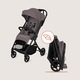 Carucior sport Lionelo Tansi, 0-22 kg, sistem Graveltech, usor, Gri, set complet