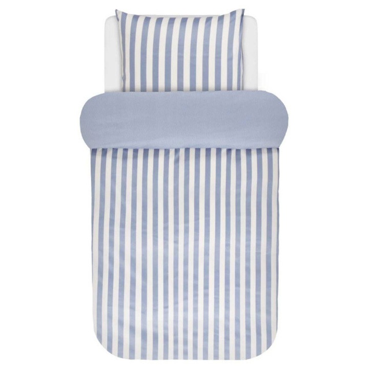 Csíkos pamut szatén ágynemű, 140 x 220 cm, Marc O'Polo
