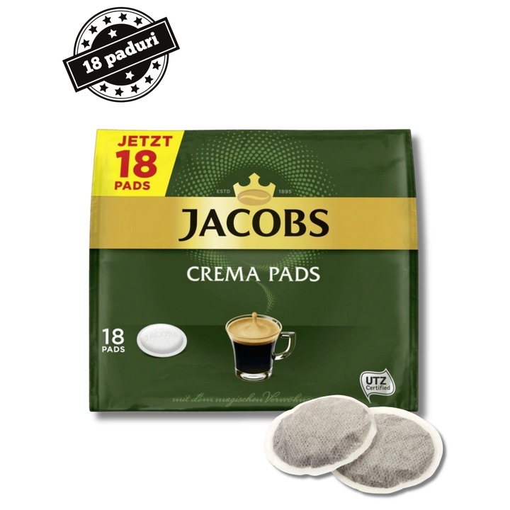 18 Jacobs Crema Pads – Senseo kompatibilis
